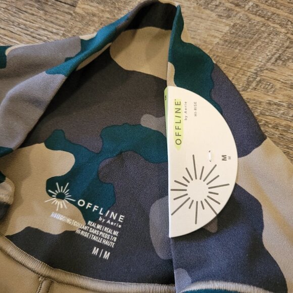 NWT AERIE | OFFLINE Real Me Hi-Rise Camo 7/8 Crossover Legging | Sz. M - Picture 9 of 11